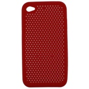 mobilize iphone 4 silicon case air red